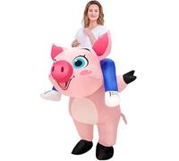 FXICH Costume de cochon gonflable pour homme et femme - Pour fête cosplay pour adulte - Costume de cochon d'insidence - Costume de cochon gonflé - Costume d'Halloween