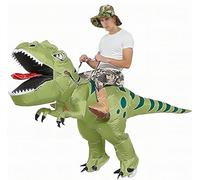 FXICH Costumes dinosaure gonflables Costume dinosaure adulte costume dinosaure carnaval fête costume dinosaure hommes femmes Halloween costume (adult-L 150-190cm)