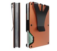 FxindX Étui pour cartes de crédit pour homme, portefeuille RFID, capacité 15 cartes, portefeuille fin, portefeuille avec pince à billets, porte-monnaie pour cartes, convient aux hommes, femmes,