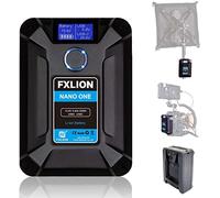 Fxlion Nano One Batterie V Mount V-Lock 3400mAh(14.8V, 50wh), D-Tap USB C/A/Micro, 310g pour DSLR Caméra Caméscopes Vidéo Lumières Moniteurs, pour Sony Canon Nikon Panasonic blackmagic bmpcc