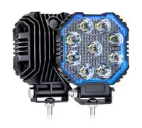 Fxlpower 2 Pièces 60W Phare de Travail LED 2700lm, IP67 étanche Feux de travail 12-24V pour SUV, Camions, Camionnettes, Tracteurs, Pelles mécaniques, Chargeurs, Bouteurs