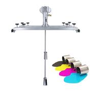 FXLUHAY Agitateur d'air pour réservoir, mélangeur pneumatique de 1 000 L, agitateur pneumatique à air, outil de mélange de peinture, hélice pliable, avec support de suspension (H003)