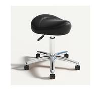 FXLUHAY Chaise de Bureau pivotante et réglable en Hauteur avec roulettes, Tabouret Robuste for Laboratoire, Salon de Coiffure et Massage.(Grey Wolf)