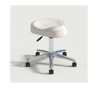 FXLUHAY Chaise de Bureau pivotante et réglable, Tabouret hydraulique à roulettes for Massage, idéal for Salons de beauté, Tatouage, Cils, Dentiste, Spa(Grey Wolf)