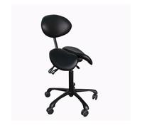 FXLUHAY Chaise de Selle, Tabouret à siège divisé Roulant, Chaise divisée, Tabouret à siège pivotant hydraulique à roulettes avec Angle et Hauteur de Titre(A4)