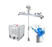 FXLUHAY Mélangeur de peinture pneumatique de 180 litres, agitateur pneumatique pour seau de peinture, agitateur de peinture, support de machine d'agitateur d'air, outil de mélange de peinture