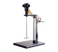 FXLUHAY Mélangeur de peinture pneumatique de 5 gallons, mélangeur automatique de peinture en acier inoxydable, machine de mélange de revêtement de levage pour usine de peinture