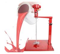 FXLUHAY Mélangeur de peinture pneumatique, mélangeur de support pneumatique de 1,5 gallons 20 L, mélangeur de peinture à levage automatique, machine d'agitation de plate-forme de levage pour matériaux