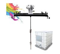 FXLUHAY Mélangeur pneumatique à agitateur pneumatique avec support rétractable pour mélanger la peinture, les épices et la teinture