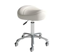 FXLUHAY Tabouret de Selle avec roulettes, Chaise roulante réglable, Tabouret de Massage for Cuisine, Salon, Bar, Bureau, Massage(A2,B2)