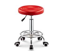 FXLUHAY Tabouret pivotant à 360° en Cuir avec Dossier, idéal for Salon, Tatouage, Spa, Cabinet médical ou Dentaire.(A3)