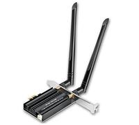 Fxndknjks WiFi6E 3000Mbps 2.4G 5G 6GHz Bluetooth 5.2 USB3.0 Adaptateur LAN sans fil Tribande Récepteur WiFi pour ordinateur de bureau ordinateur portable