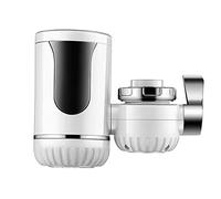 FXNFXLA Robinet De Chauffe-Eau Électrique Instantané sans Réservoir À 50 °, Robinet De Chauffage, Affichage De La Température, Robinet De Cuisine De Salle De Bain, Pas Besoin D'installer