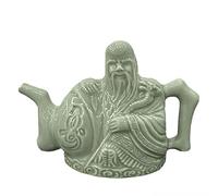 FXNFXLA Théière Assassins, Théière en Céramique Faite à La Main Chinoise, Théière à Double Usage, Récipient à Boire pour Thé à Café en Couches, Théière Magic Trick avec Boîte-Cadeau, 16 Oz