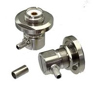 FXPCGZISH 1 connecteur UHF SO239 femelle à sertir RG58 RG142 LMR195 à angle droit RF coaxial