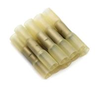 FXPCGZISH Lot de 10/20/30/50 connecteurs thermorétractables 3 tailles pour câbles électriques AWG 22-10 (jaune, 30 pièces)