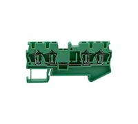 FXPCGZISH Lot de 90 connecteurs de fils ST-2.5 de type 4 conducteurs à ressort pour câblage DIN (vert)
