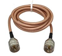 FXPCGZISH RG142 UHF PL259 mâle vers UHF PL259 mâle Connecteur à sertir RF Jumper Pigtail Câble 10,2 cm ~ 20 m (8 m)
