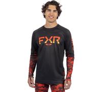 FXR Atmosphere Chemise fonctionnelle, noir-rouge, taille M pour homme