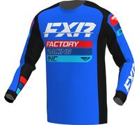 FXR Clutch 2023 Maillot de motocross, bleu/noir, Taille L