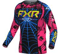 FXR Clutch Arachnid Maillot de motocross pour jeunes, Taille L
