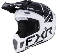 FXR Clutch Comp Casque de motocross, Blanc/Noir, Taille 2XL