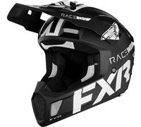 FXR Clutch Evo 2023 Casque de motoneige, Noir/Blanc, Taille XS (53/54)