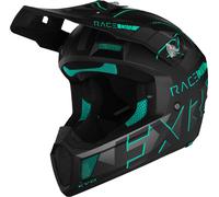 FXR Clutch Evo 2023 Casque de motoneige, noir-vert, taille XL pour homme