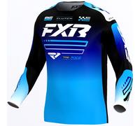 FXR Clutch MX Blue, maillot XL Bleu/Noir/Blanc Bleu/Noir/Blanc