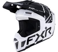 FXR Clutch MX, casque de motocross pour jeunes XL Blanc/Noir Blanc/Noir