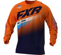 FXR Clutch MX Gear Maillot motocross, bleu-orange, taille S pour homme