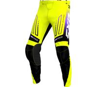 FXR Clutch MX HiVis, pantalon en textile 28 Jaune Néon/Noir/Mauve Jaune Néon/Noir/Mauve