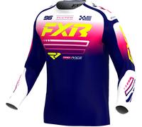 FXR Clutch MX Navy, maillot M Bleu Foncé/Fuchsia/Blanc Bleu Foncé/Fuchsia/Blanc