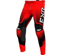 FXR Clutch Pro 2024 Pantalon de motocross, Rouge/Blanc/Noir, Taille 40