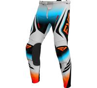 FXR Clutch Pro 2025 Pantalons de motocross, bleu/orange, Taille 34