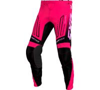 FXR Clutch Pro MX Razz, pantalon textile pour jeunes 24 Fuchsia/Noir Fuchsia/Noir