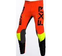 FXR Clutch Pro Pantalon de motocross, noir/rouge, Taille 30