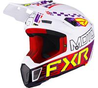FXR Clutch Race Div Casque de motocross, Multicolores, Taille L