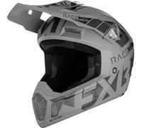 FXR Clutch Stealth Casque de motocross, Gris clair mat, Taille XL (61/62)