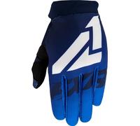 FXR Clutch Strap MX Gear Gants de Motocross, blanc-bleu, taille S pour homme