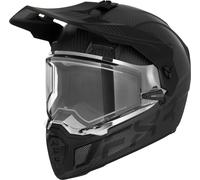 FXR Clutch X Pro Carbon Casque de motoneige, noir mat/carbone, Taille S (55/56)