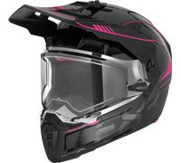 FXR Clutch X Pro Casque de motoneige, Noir mat/rose, Taille XS (53/54)