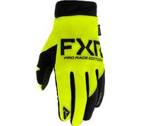 FXR Cold Cross Lite Gants de motocross, jaune/noir, Taille 2XL