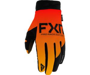 FXR Cold Cross Lite Gants de motocross, noir-orange, taille XL pour homme