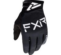 FXR Cold Cross Ultra Lite Gants de motocross, Noir/Blanc, Taille S