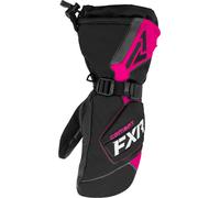FXR Combat Mitt Ladies Gants de motoneige, noir/rose, Taille S