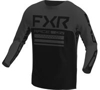 FXR Contender Off-Road Maillot de motocross, noir-gris, taille 2XL pour homme