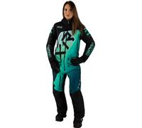 FXR CX F.A.S.T. Insulated 2023 Costume de motoneige une pièce pour dames, vert, taille 16 pour femmes