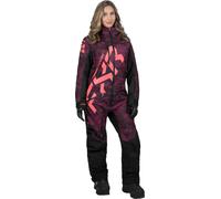 FXR CX F.A.S.T. Insulated Dot Combinaison de motoneige une pièce pour femmes, rouge-rose, taille 2