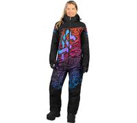 FXR CX F.A.S.T. Insulated Safari Combinaison de motoneige une pièce pour femmes, noir-multicolore, taille 14